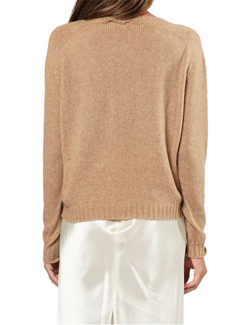 Maglione Donna beige con effetto pettinato ROBERTO COLLINA | P36601P3605